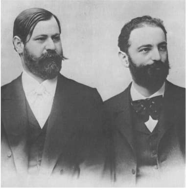 Fliess (right) with Freud (left)